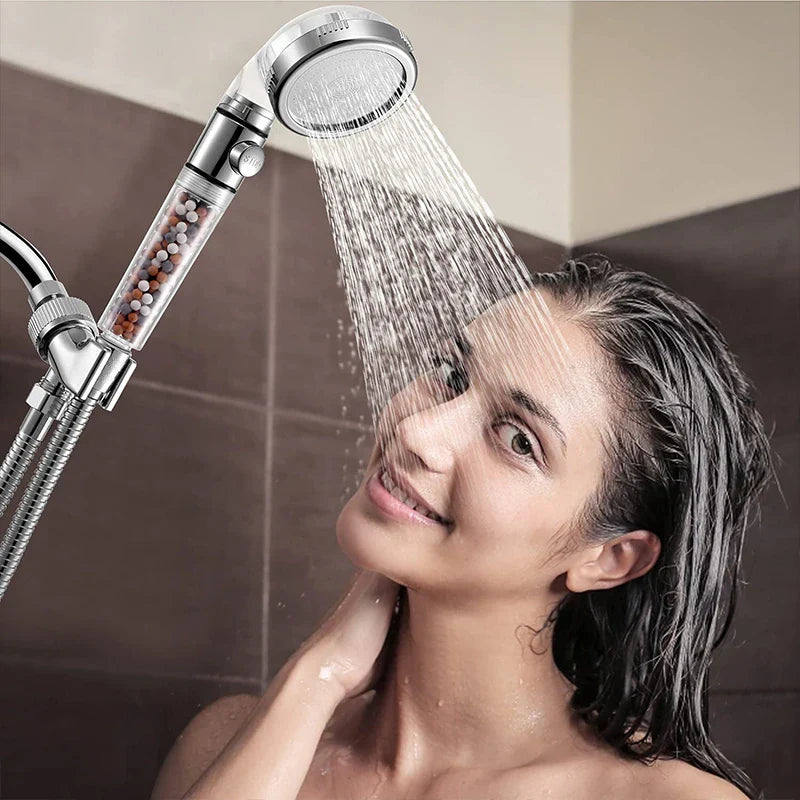 Afralia™ High Pressure Shower Head with 3 Modes and Anion Filter