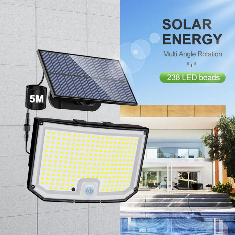 Afralia™ Solar Motion Sensor Security Lights for Garden and Garage