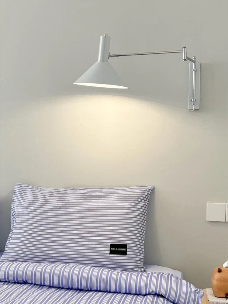 Afralia™ Rocker Wall Lamp: Modern Bauhaus Foldable Reading Light for Bedroom, Study, Living Room