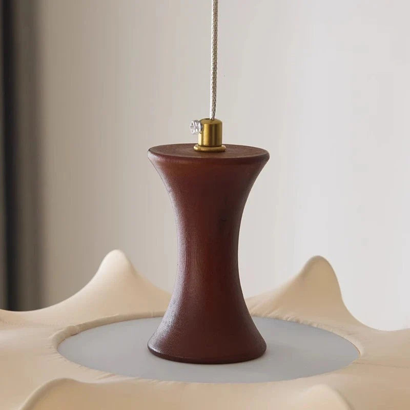 Afralia™ Retro Silk Pendant Light for Home Decor and Dining Room Lighting