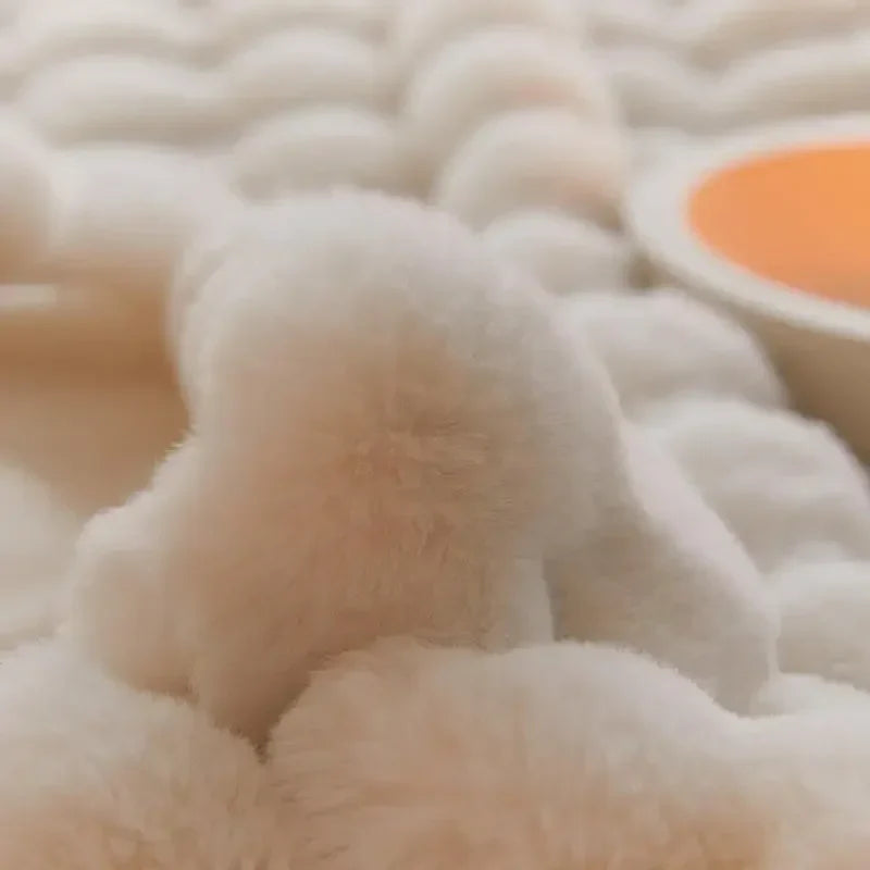 Afralia™ Luxe Faux Fur Winter Blanket: Premium Warmth & Comfort for Bed or Sofa
