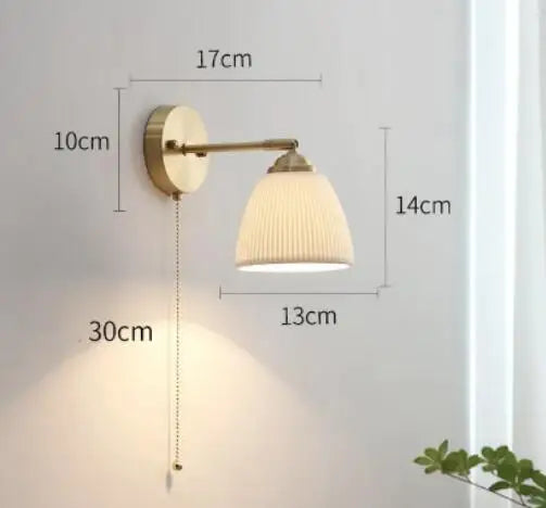 Afralia™ LED Wall Lamp 4W Beside Home Lighting with Knob Switch