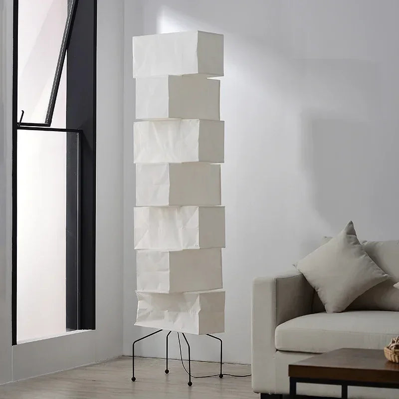 Afralia™ Noguchi Akari Floor Lamp LED E27 Modern Light for Living Room Sofas