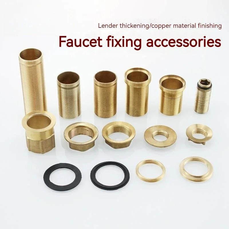 Afralia™ Kitchen Sink Basin Faucet Fixing Kit for Hot and Cold Water - Durable Anti-Falling Design