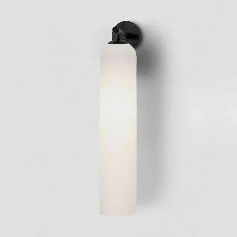 Afralia™ Tubular Glass Wall Sconce Light for Bedroom and Living Room