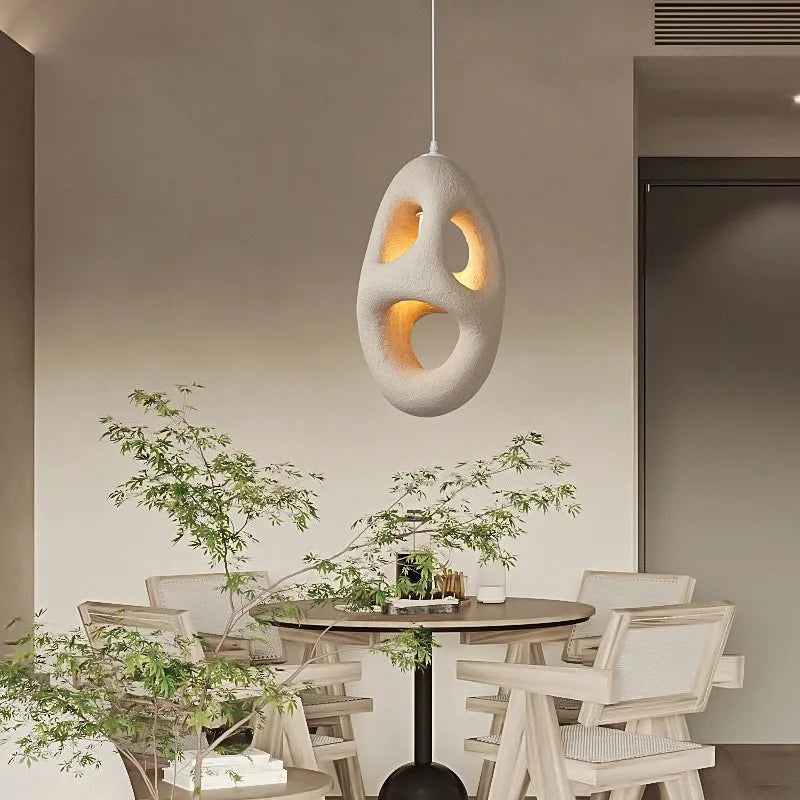 Afralia™ Modern Nordic Loft LED Pendant Lights for Retro Staircase, Irregular Lustre Luminarias