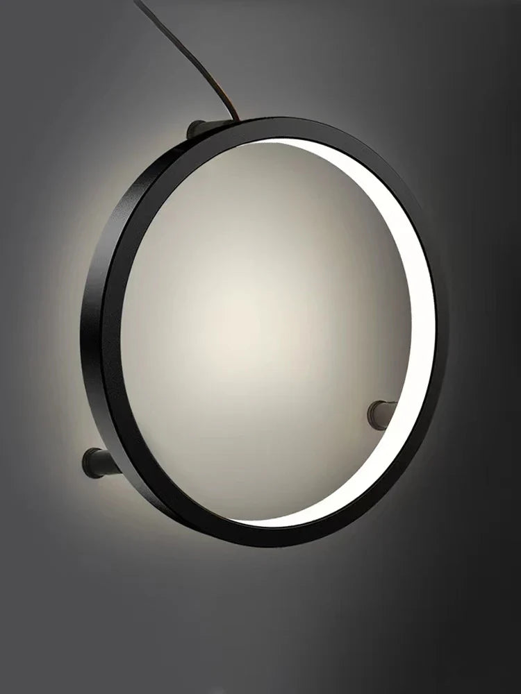 Afralia™ Nordic Circle LED Wall Light Modern Decor Sconce for Home Stair Aisle Lighting