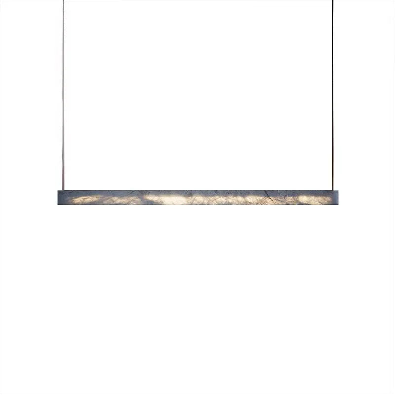 Afralia™ Minimalist Marble LED Chandelier for Modern Dining Room
