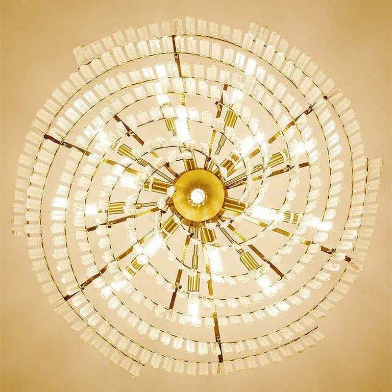 Afralia™ Crystal Chandelier: Modern LED Pendant Light for Living Room & Bedroom