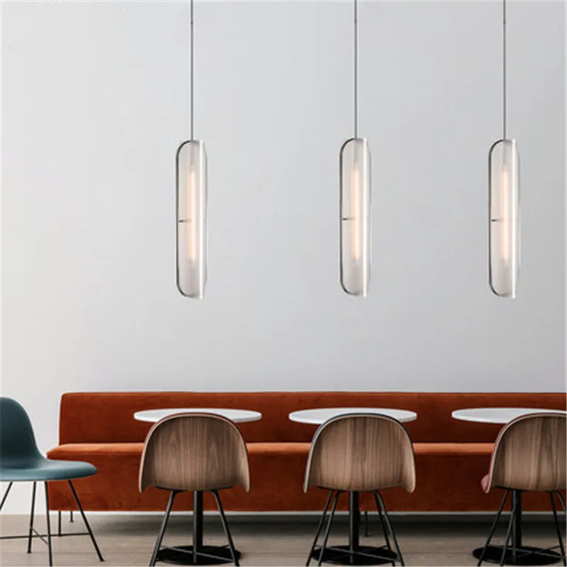 Afralia™ LED Pendant Lamp: Modern Adjustable Warm Cord Light for Home, Office, and Dining Space