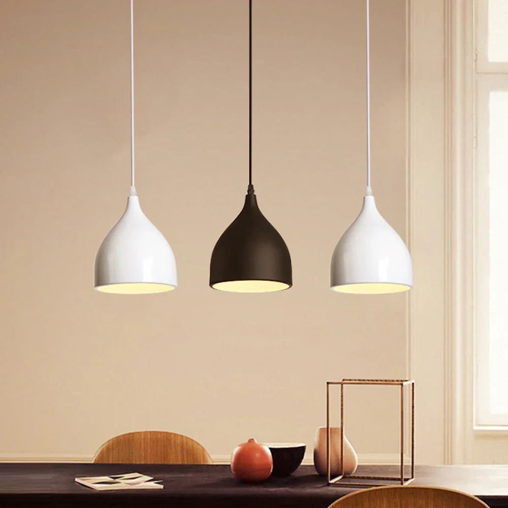 Afralia™ Colorful Nordic Pendant Light for Living Room Kitchen Restaurant Lighting