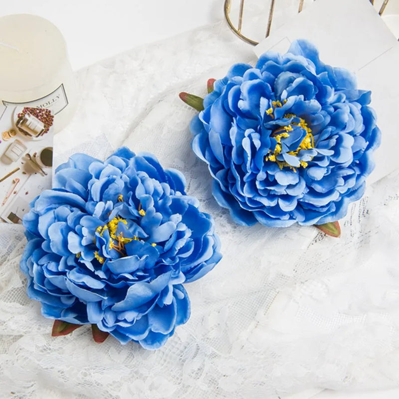 Afralia™ Big Peony Headwear Artificial Flowers for Home & Wedding Decoration