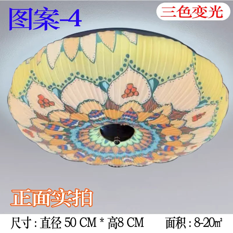 Afralia™ Energy-Efficient Bohemian LED Ceiling Lights for Bedroom - Bedazzling Eye Care