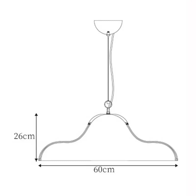 Afralia™ Double Diffuse Pendant Lights LED E27 for Kitchen Island Living Room
