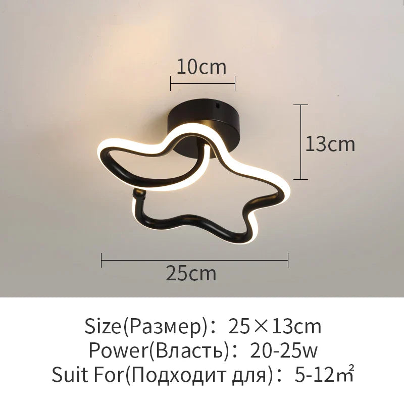 Afralia™ LED Surface Mounted Aisle Ceiling Lights for Home Lighting