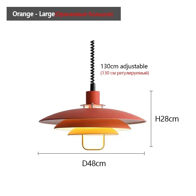 Afralia™ Primus Pendant Lamp: Telescopic Adjustable Hanging Light for Modern Design Interiors