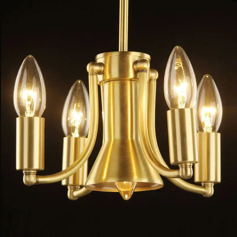 Afralia™ Iron Bronze Pendant Light Glass Retro Modern Living Room Lamp
