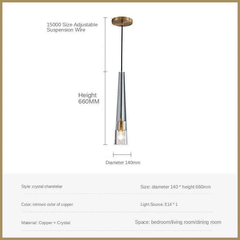 Afralia™ Crystal LED Pendant Lights for Home Decor Lighting