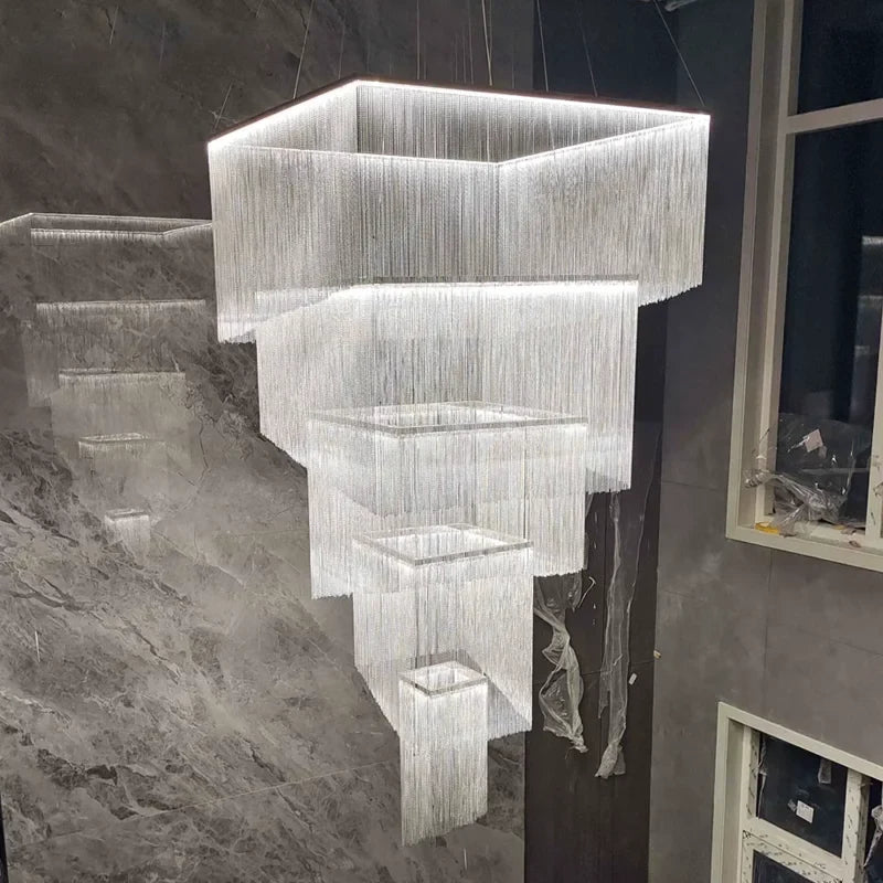 Afralia™ Modern LED Pendant Chandeliers for Living and Dining Room Lighting