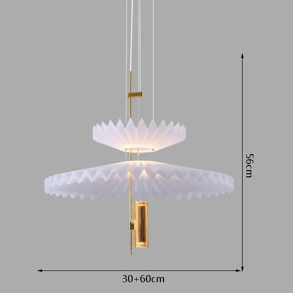 Afralia™ Minimalist Golden Chandelier for Restaurant Living Room Bedroom