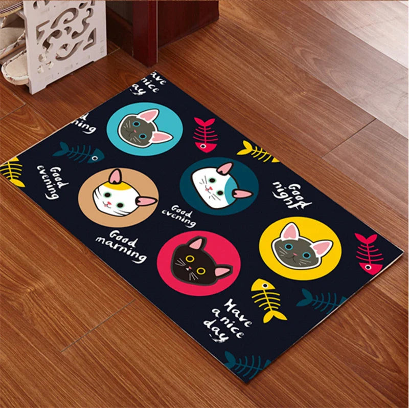 Afralia™ Underwater World Crystal Velvet Door Mat: Anti-Slip, Durable, Easy to Clean Rug