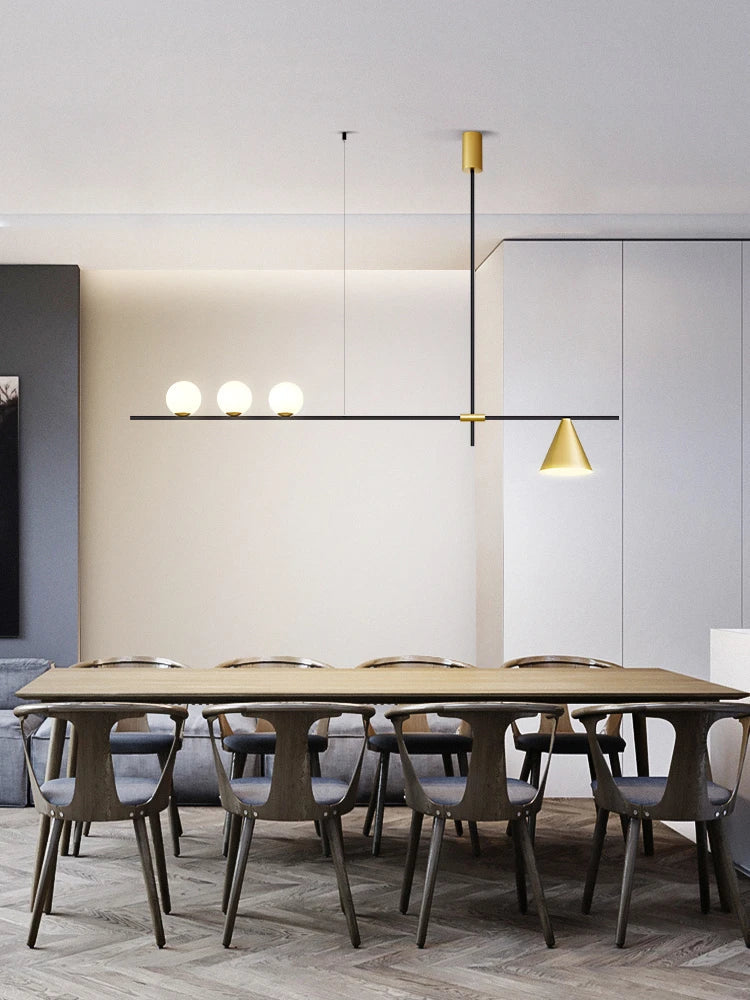 Afralia™ Modern LED Chandeliers: Nordic Minimalist Pendant Lights for Dining Room, Living Room, Kitchen