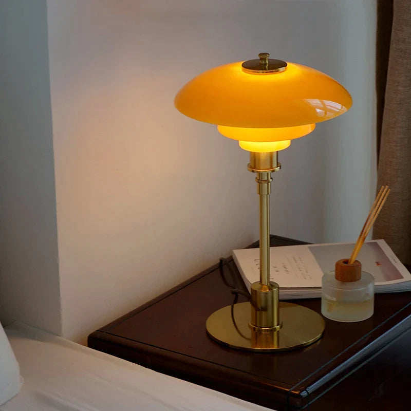 Afralia™ Glass Desk Lamp: Modern Nordic Table Lamp for Home, Office, or Hotel