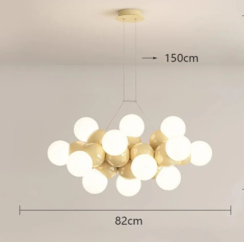 Afralia™ Elegant Chandelier Dining Room Pendant Light Fixture Ceiling Lamps