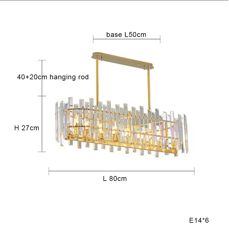 Afralia™ Crystal Round Chandelier Gold LED Modern Lustres for Living Room