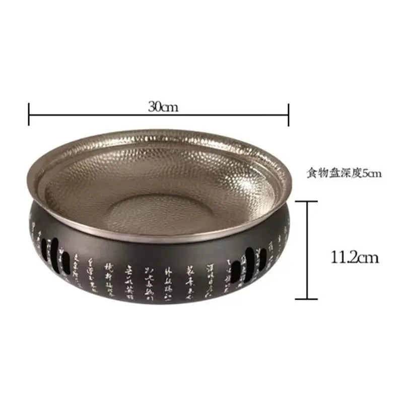 Afralia™ Stainless Steel Alcohol Stove: Warm Soup & Hot Pot for Home & Commercial Use