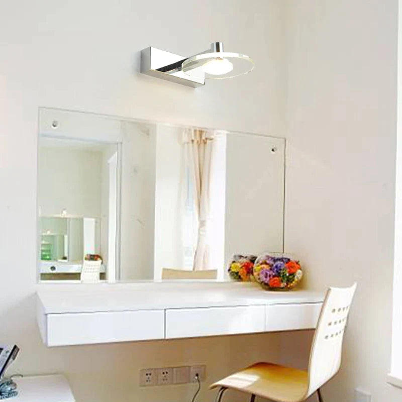 Afralia™ Acrylic Mirror Headlight Bathroom Wall Lamp LED 5W