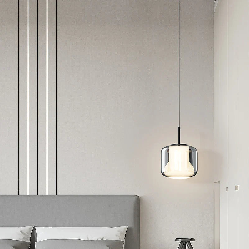 Afralia™ Nordic Glass Pendant Lights for Modern Living Room and Bedroom Lighting