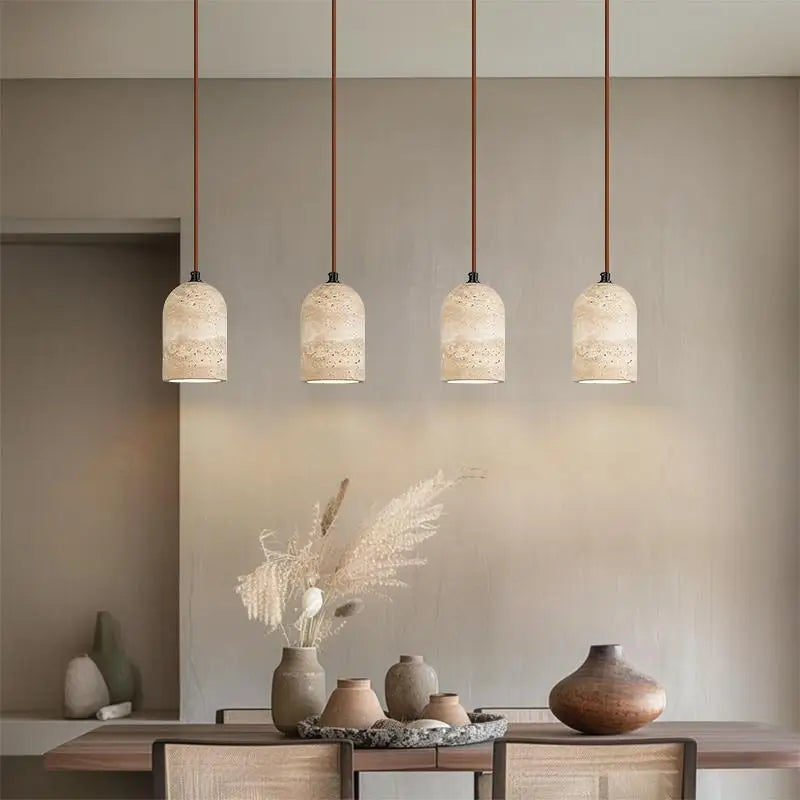 Afralia™ Wabi Sabi LED Pendant Lights Fixture for Home Decor