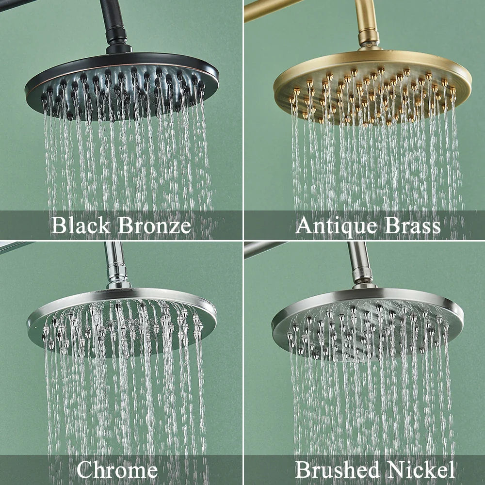 Afralia™ Clawfoot Tub Faucet with Handshower, Free Standing Rainfall Shower System