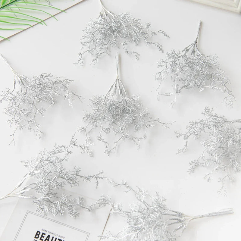 Artificial Golden Silvery Branches for Home Décor by Afralia™