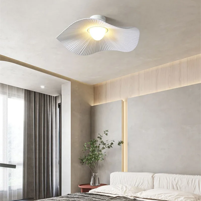 Afralia™ White Dome Pendant Light: Modern Minimalist Fabric for Bedroom, Dining Room, Living Room