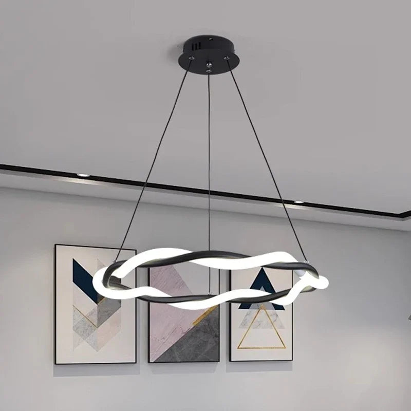 Afralia™ Nordic Chandelier Pendant Light Fixture for Dining Room Ceiling Decor