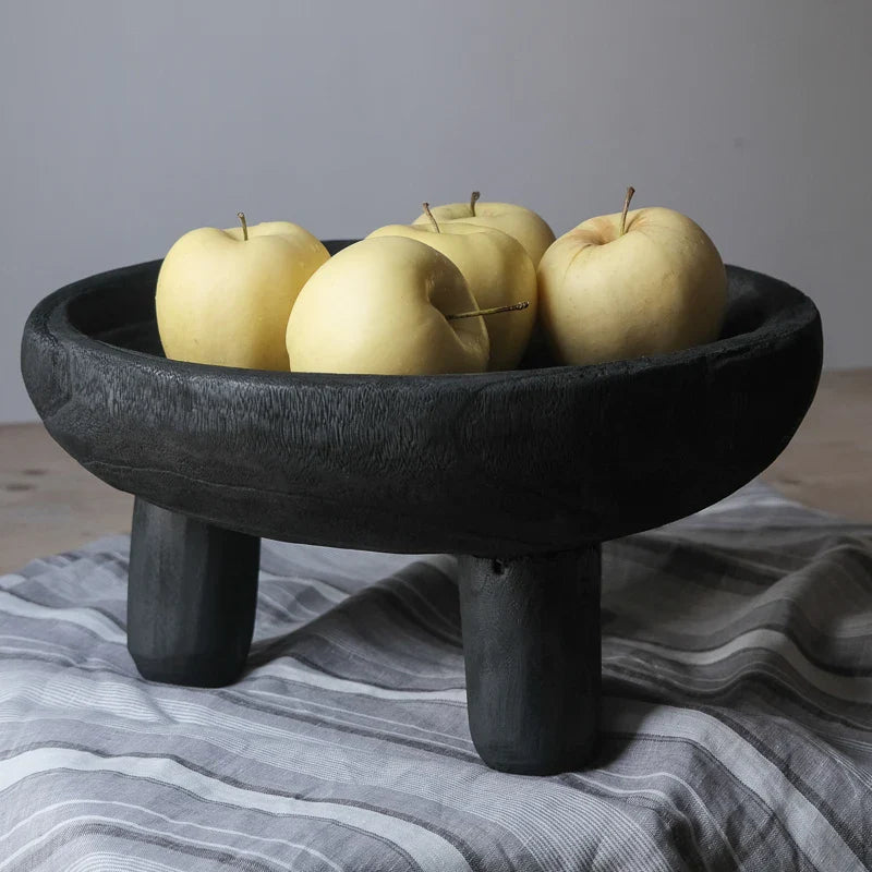 Afralia™ Tung Wood Art Plate: Solid Wood Texture Big Tray for Home & Hotel Decor