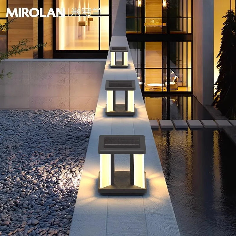 Afralia™ Solar IP65 LED Lawn Light: Waterproof Outdoor Courtyard Street Lamp.