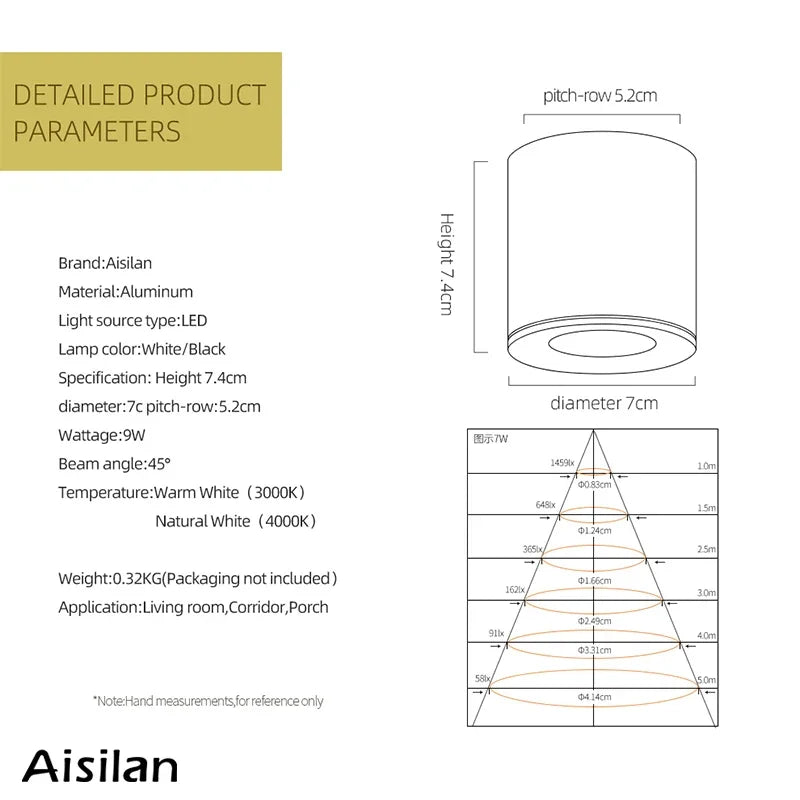 Afralia™ LED COB Downlight: Anti-glare Ceiling Light for Living Room, Foyer