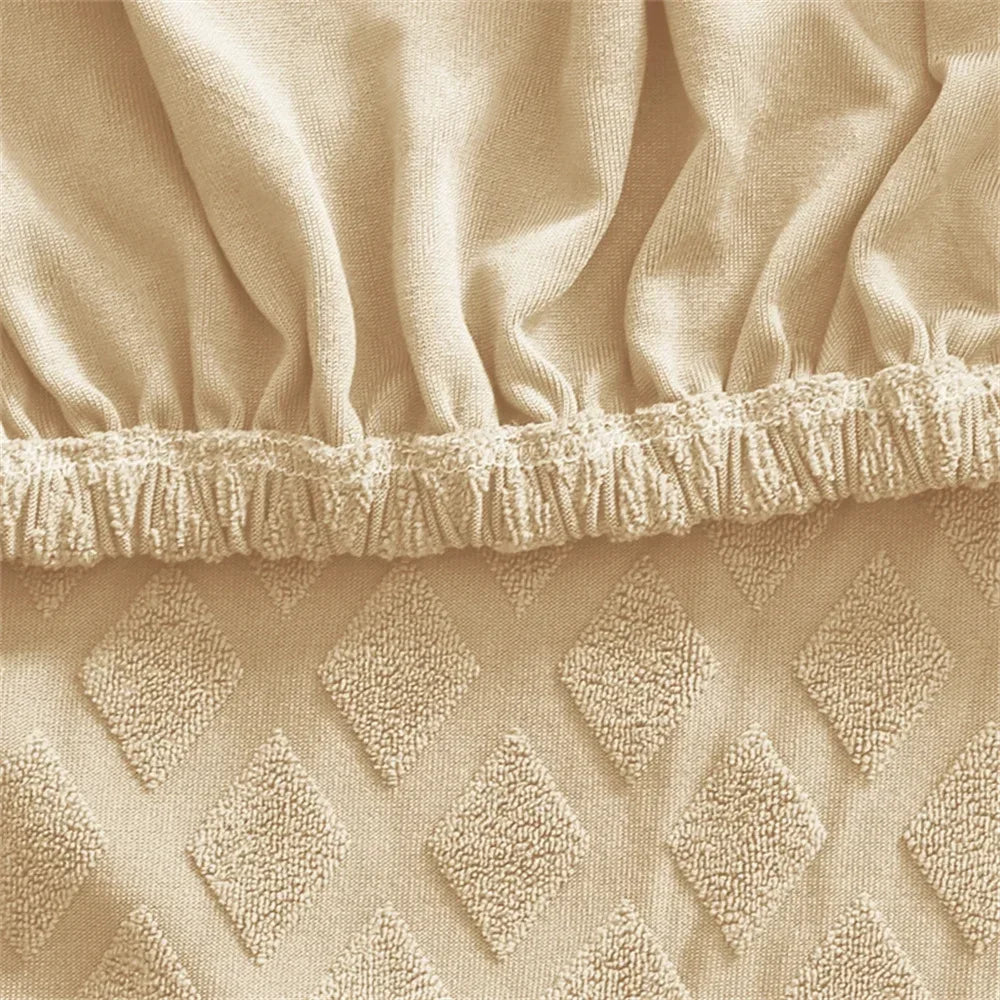 Afralia™ Jacquard Elastic Seat Cover for Dining Room & Office Chairs