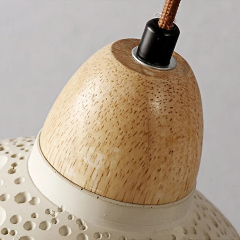 Afralia™ Cement LED Wall Lamp Sconce Modern Pull Chain Switch Stair Light