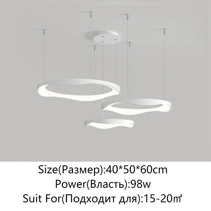 Afralia™ Minimalist LED Pendant Lamp for Living Room, Bedroom, and Restaurant