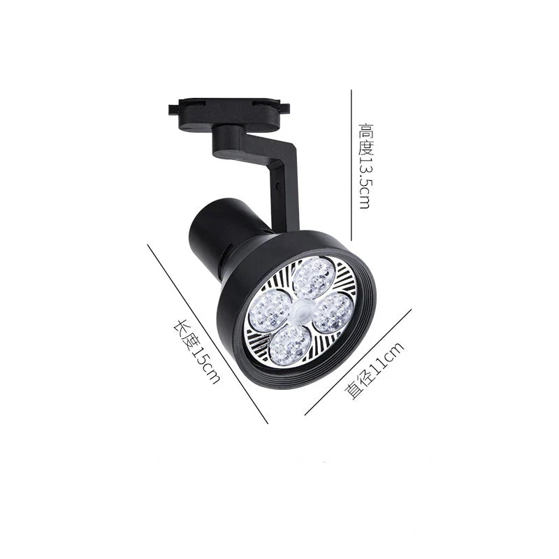 Afralia™ 35W LED Track Ceiling Spot Light for Indoor Lighting and Retail Display