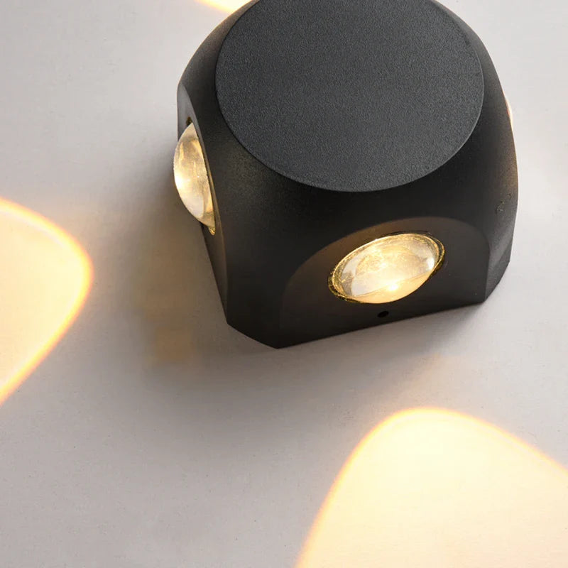 Afralia™ 4W LED Wall Light for Home Decor and Outdoor Garden Sconce