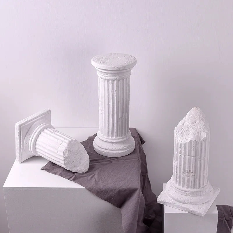 Afralia™ Roman Column Ornaments for Photography and Decor Display