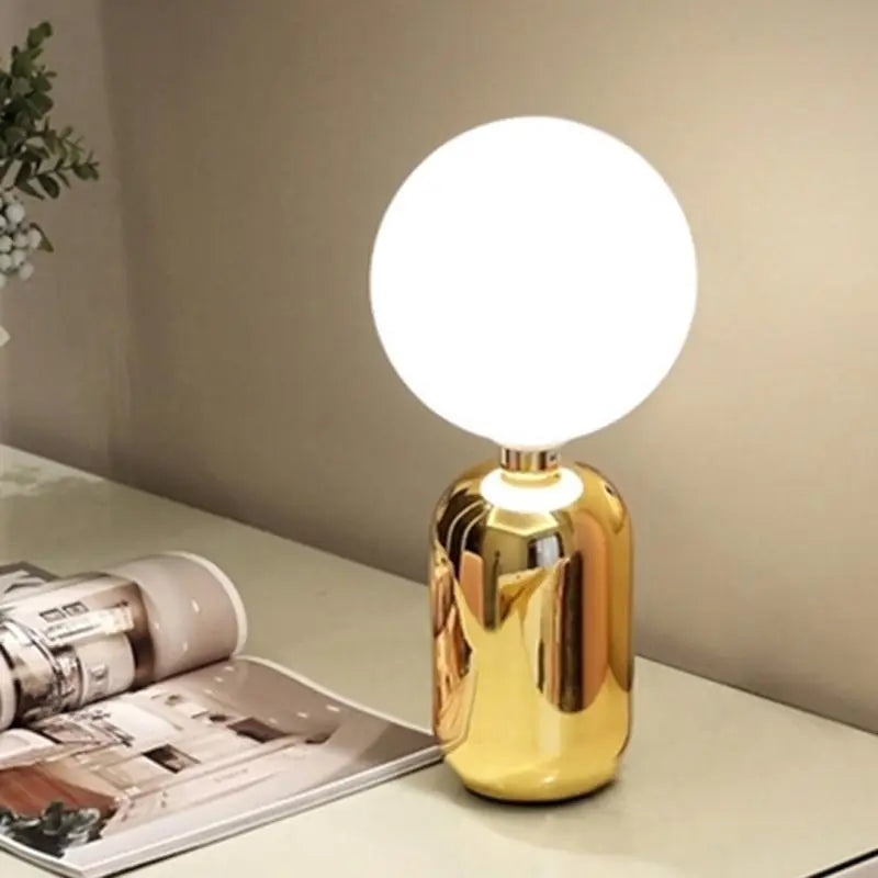 Afralia™ Glass Desk Lamp: Sleek Nordic Design, Ideal for Bedroom, Living Room, e27