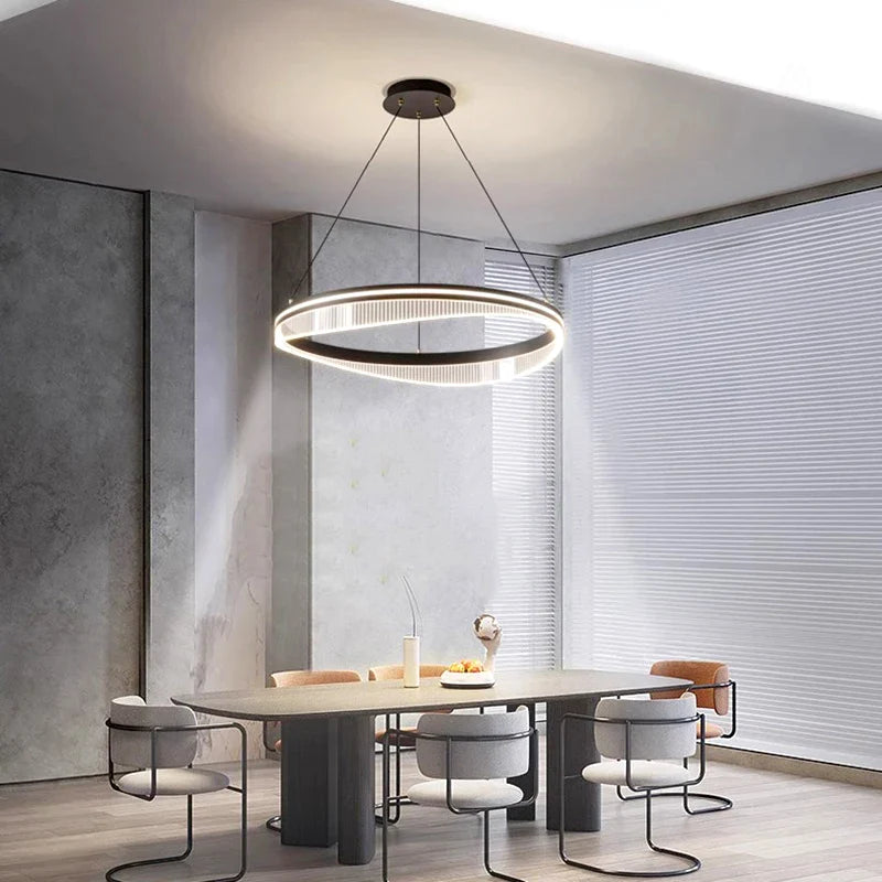 Afralia™ Modern Pendant Chandelier for Living Room Ceiling Lighting