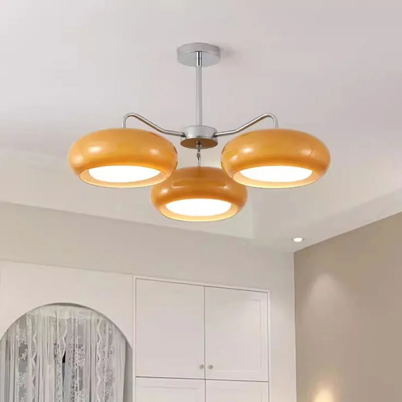 Afralia™ Luxury Copper Glass Ceiling Light for Bedroom Living Room Illumination