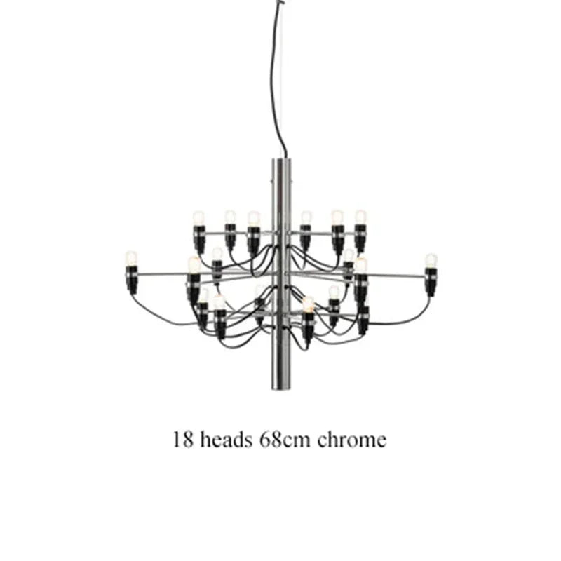 Afralia™ Luxury Gold Chrome Ceiling Chandelier for Living Room, Bedroom, Kitchen, Hotel, Home Decor